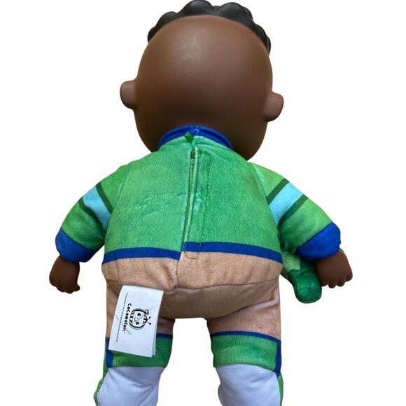 COCOMELON CODY Plush Talking Doll Plastic Head with Green Dinosaur WORKS 13" - Picture 5 of 8